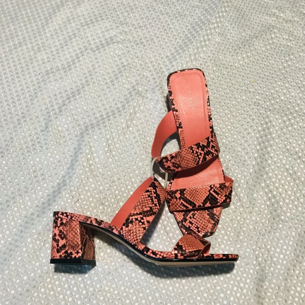 Topshop snake heels